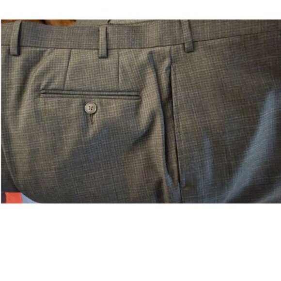 NEW CALVIN KLEIN Men's Blazer Suit Light Wool Gray Size 44R x 38W - Picture 9 of 10